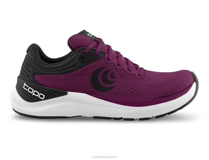 Women Topo Athletic Wine/Black ULTRAFLY 4 Footwear RDTT12